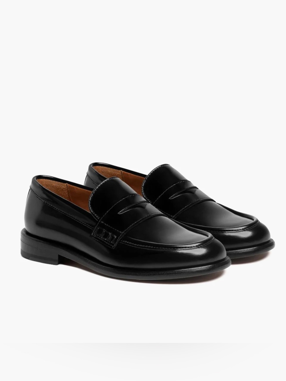 Thursday Boot Company Women’s Black Patent Leather Dress Penny Loafers